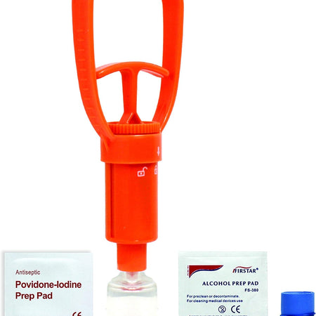 First Aid Snake Bite Venom Extractor Kit Latex Free