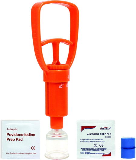First Aid Snake Bite Venom Extractor Kit Latex Free