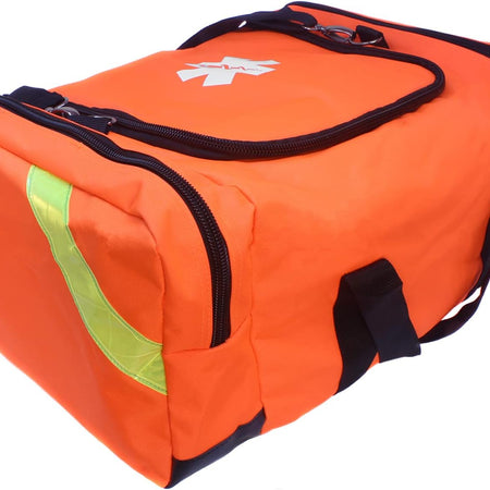 First Aid Large EMT First Responder Trauma Bag - Orange