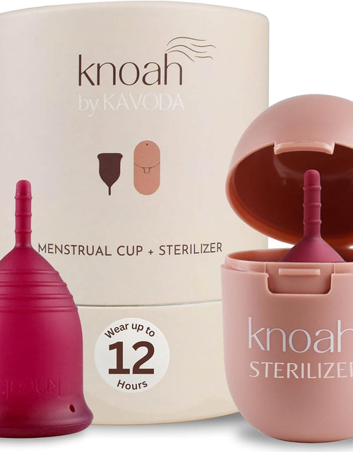 Load image into Gallery viewer, Menstrual Cup with Sterilizing Cup - Reusable, Easy to Use, Small Size

