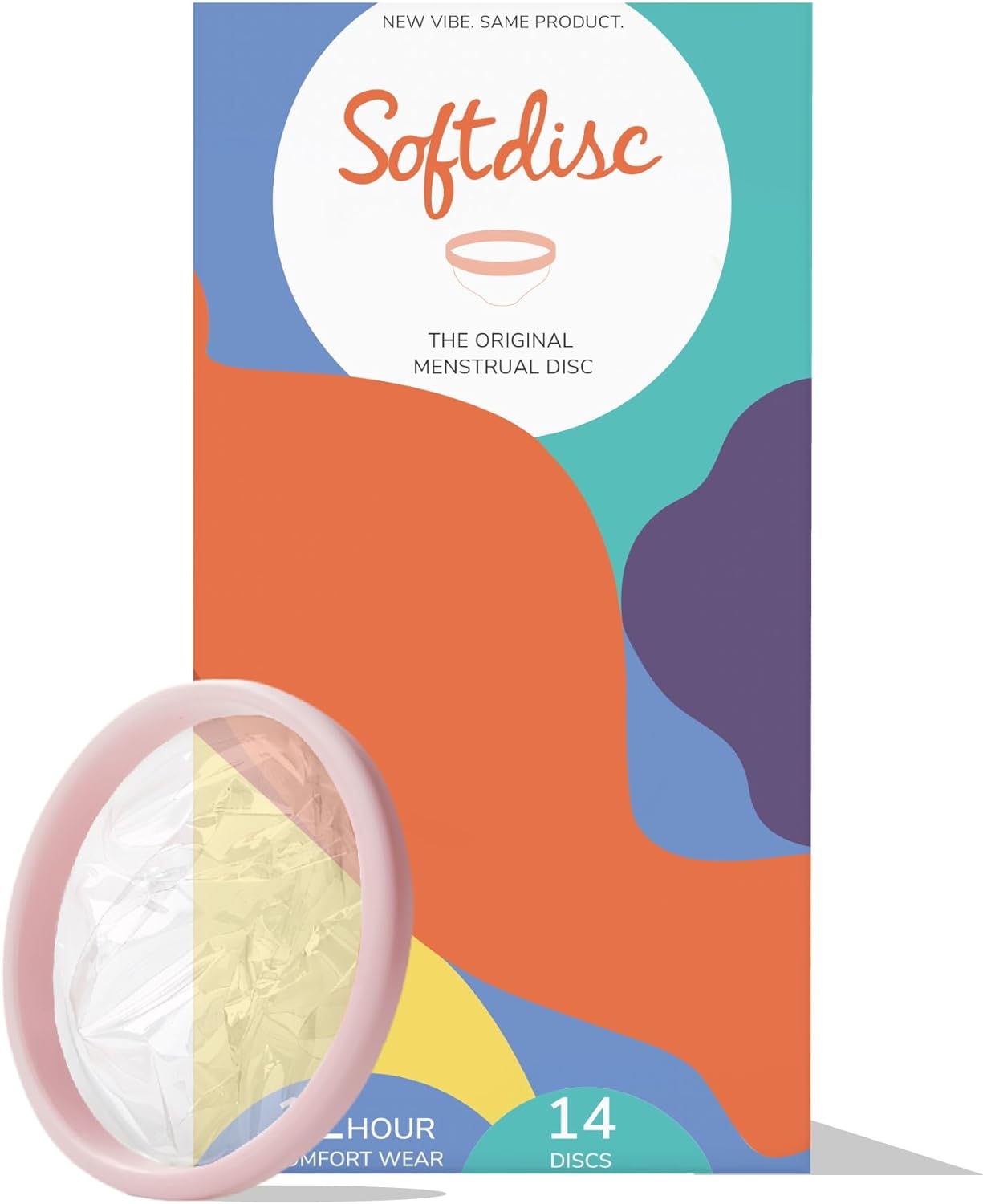 Disposable Period Discs | Tampon, Pad, and Cup Alternative | Capacity of 3 Super Tampons,14 Counts