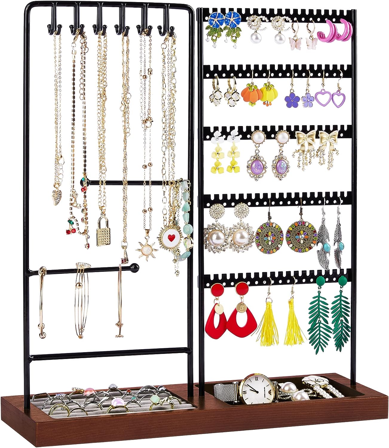 Jewelry Holder Organizer Stand Tree for Earring Necklace Ring Bracelets Display and Storage