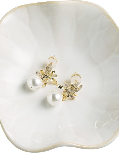 Load image into Gallery viewer, Jewelry Dish Tray, Ring Dish, Ceramic Trinket Tray (milky white)
