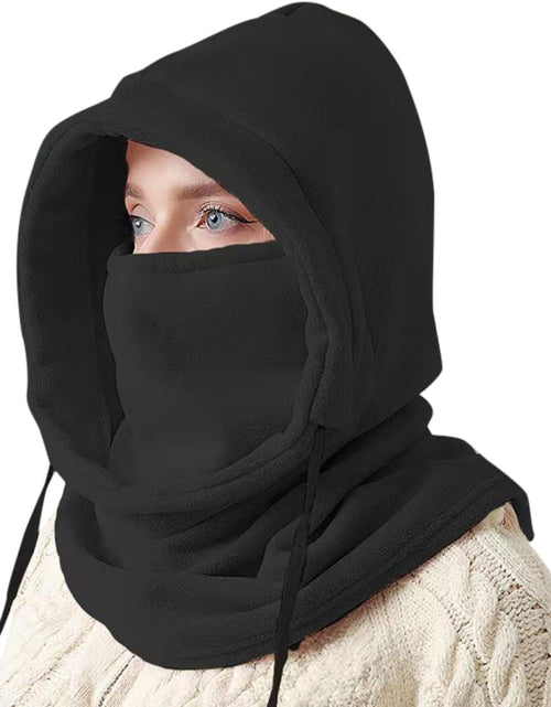 Load image into Gallery viewer, Balaclava Windproof Winter Face Mask Warm Fleece Ski Mask for Men and Women, Onesize, Black
