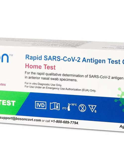 Load image into Gallery viewer, Rapid SARS-CoV-2 Antigen Test Card, 1 Pack, 8 Tests Total, FDA EUA Authorized OTC at-Home Self Test

