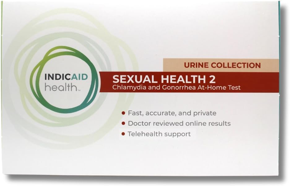 Sexual Health Test 2 for Men & Women - Chlamydia and Gonorrhea Test