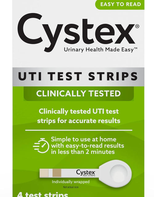 Load image into Gallery viewer, Cystex Urinary Tract (UTI) Test Strips for Women &amp; Men, 4 Count
