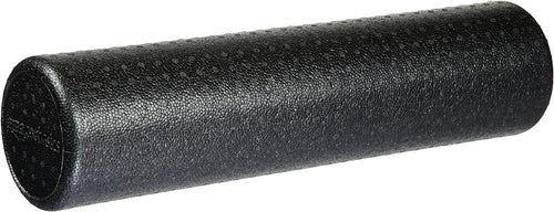Load image into Gallery viewer, High-Density Round Foam Roller for Exercise, Massage, Muscle Recovery, 24 inches, Black
