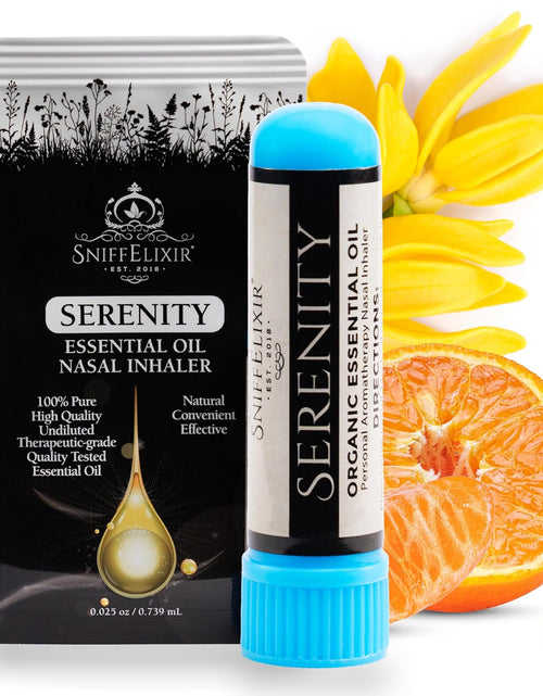 Load image into Gallery viewer, Aromatherapy Inhaler, Natural Stress Relief Inhaler Stick Essential Oil Inhaler that Calm, Boosts Mood, Serenty
