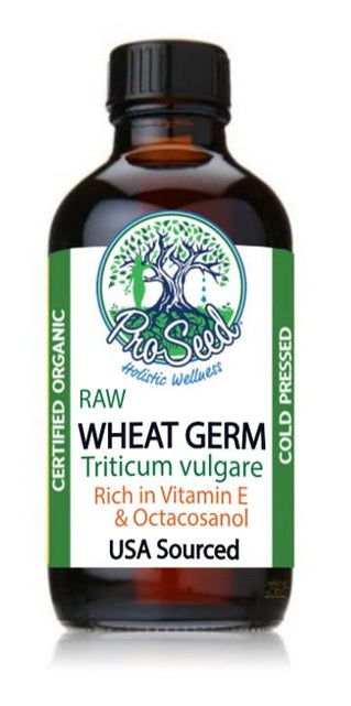 Load image into Gallery viewer, Organic Wheat Germ Oil | GLASS BOTTLE | Virgin Unfiltered Unrefined Cold Pressed NON-GMO Anti-Aging Skin Oil | 4oz
