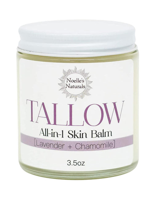 Load image into Gallery viewer, Organic Tallow Balm - 3.5oz Jar - Lavender Chamomile - All-In-One Skin Balm
