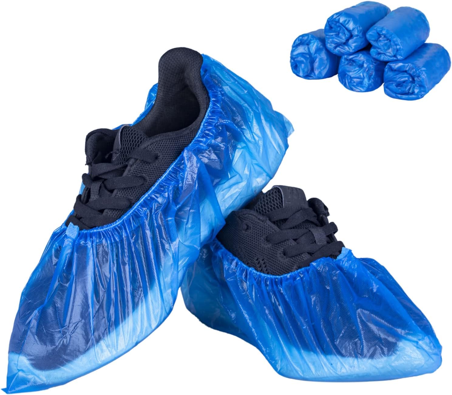 Disposable Shoe Covers, 50 PCS (25 Pairs) Green Convenience Boot Cover, Waterproof, Non slip, One Size Fit Most
