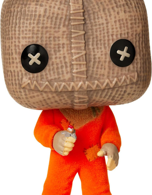 Load image into Gallery viewer, Funko Spirit Halloween Trick &#39;r Treat Sam with Razor Flocked POP! Figure | Horror Collectible
