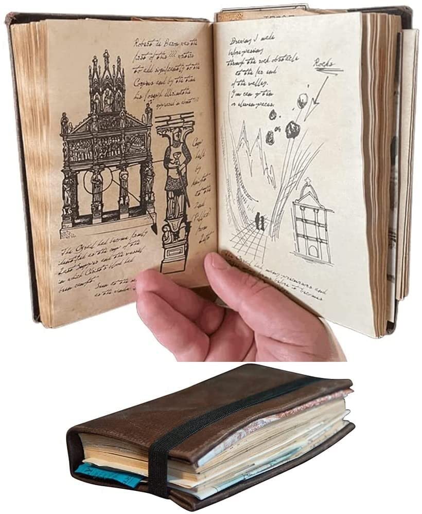 Grail Diary Indiana Jones Journal,  Vintage Leather Journal Classic Movie Prop Replica