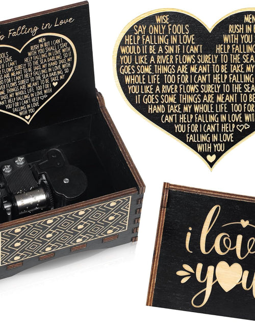 Load image into Gallery viewer, Gifts for Girlfriend, Wooden Music Box, I Love You Gifts for Her
