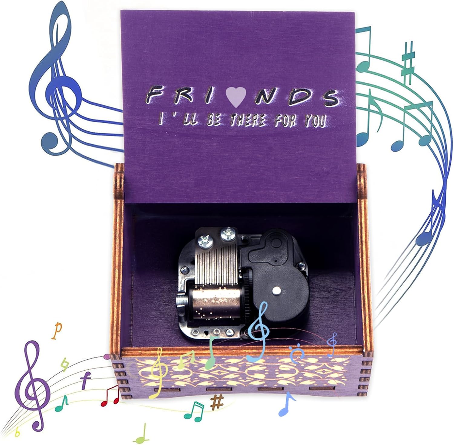 Wooden Music Box with TV Show Theme, Funny TV Show Gifts