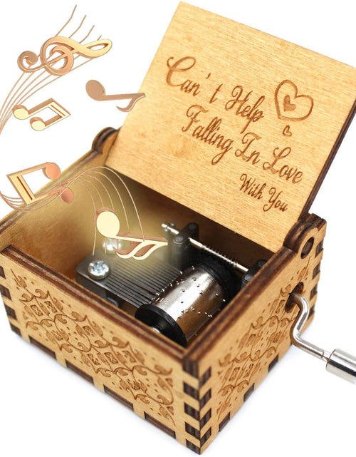 Load image into Gallery viewer, Wooden Music Box - Can’t Help Falling in Love Music Boxf or The Lover Or Boyfriend
