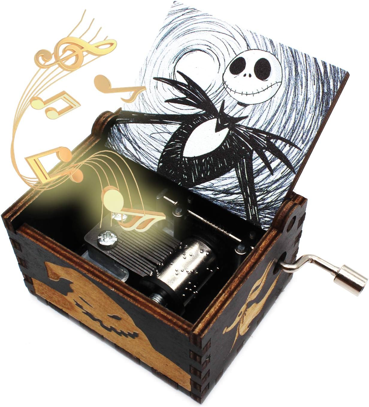 Wooden Music Box – Color Painting Music Box, The Nightmare
