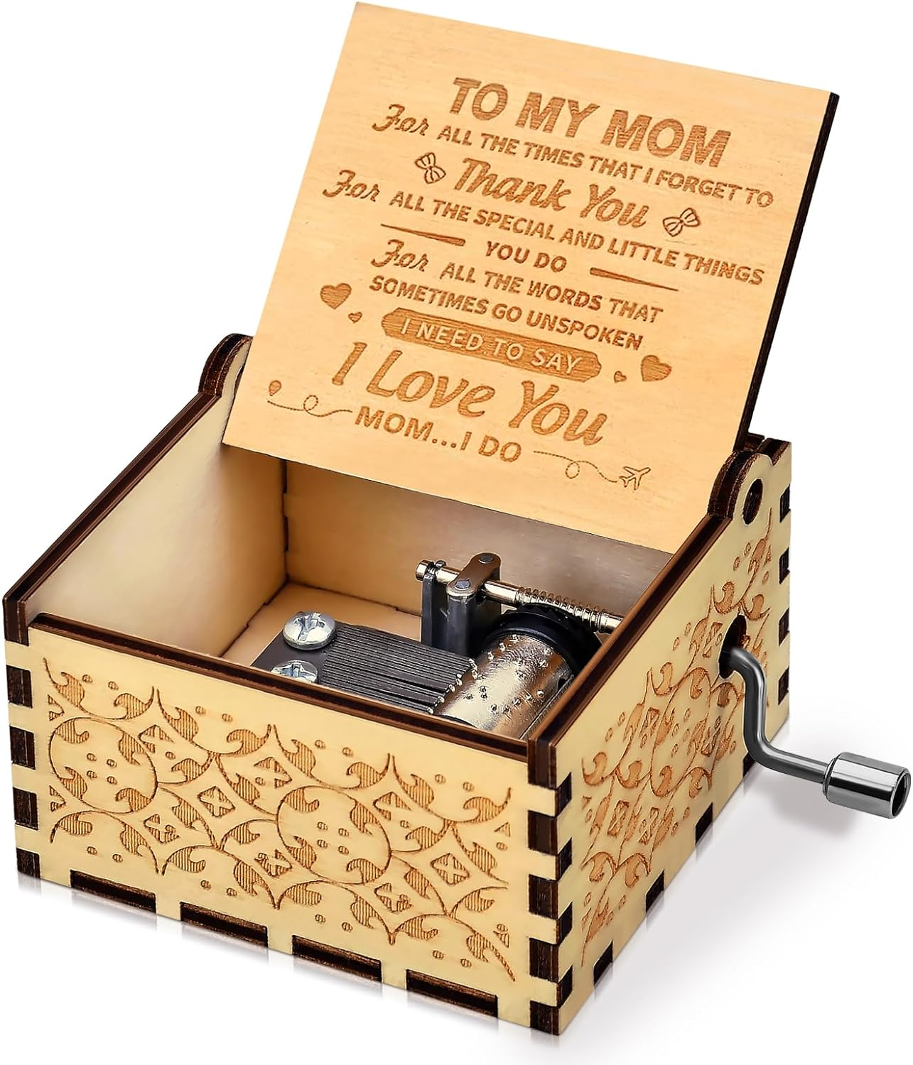 Mothers Day for Mom Gifts from Daughter Son Gifts Hand Crank Music Box