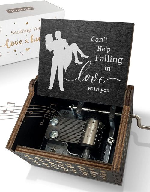 Load image into Gallery viewer, Can’t Help Falling in Love Music Box for Lover Girlfriend Boyfriend Wife Husband

