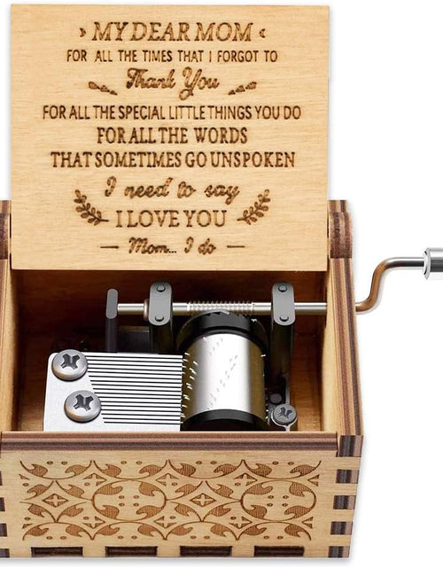 Load image into Gallery viewer, Music Box Gift for Mom from Daughter Son Plays You are My Sunshine
