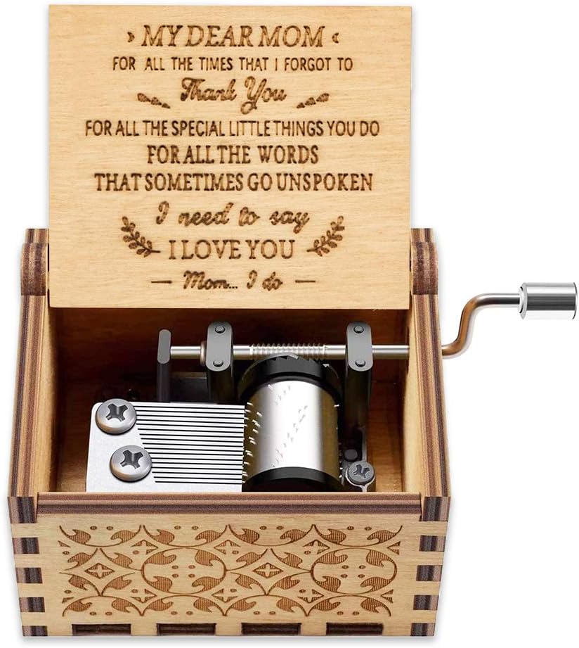Music Box Gift for Mom from Daughter Son Plays You are My Sunshine