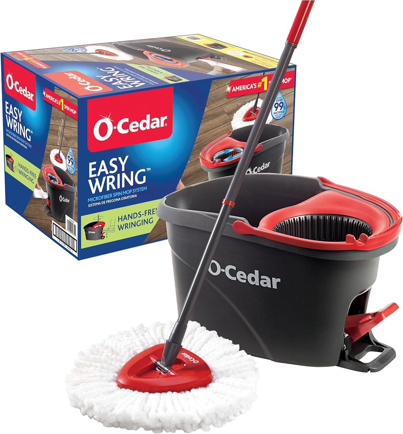 O-Cedar Easy Wring Microfiber Spin Mop Set