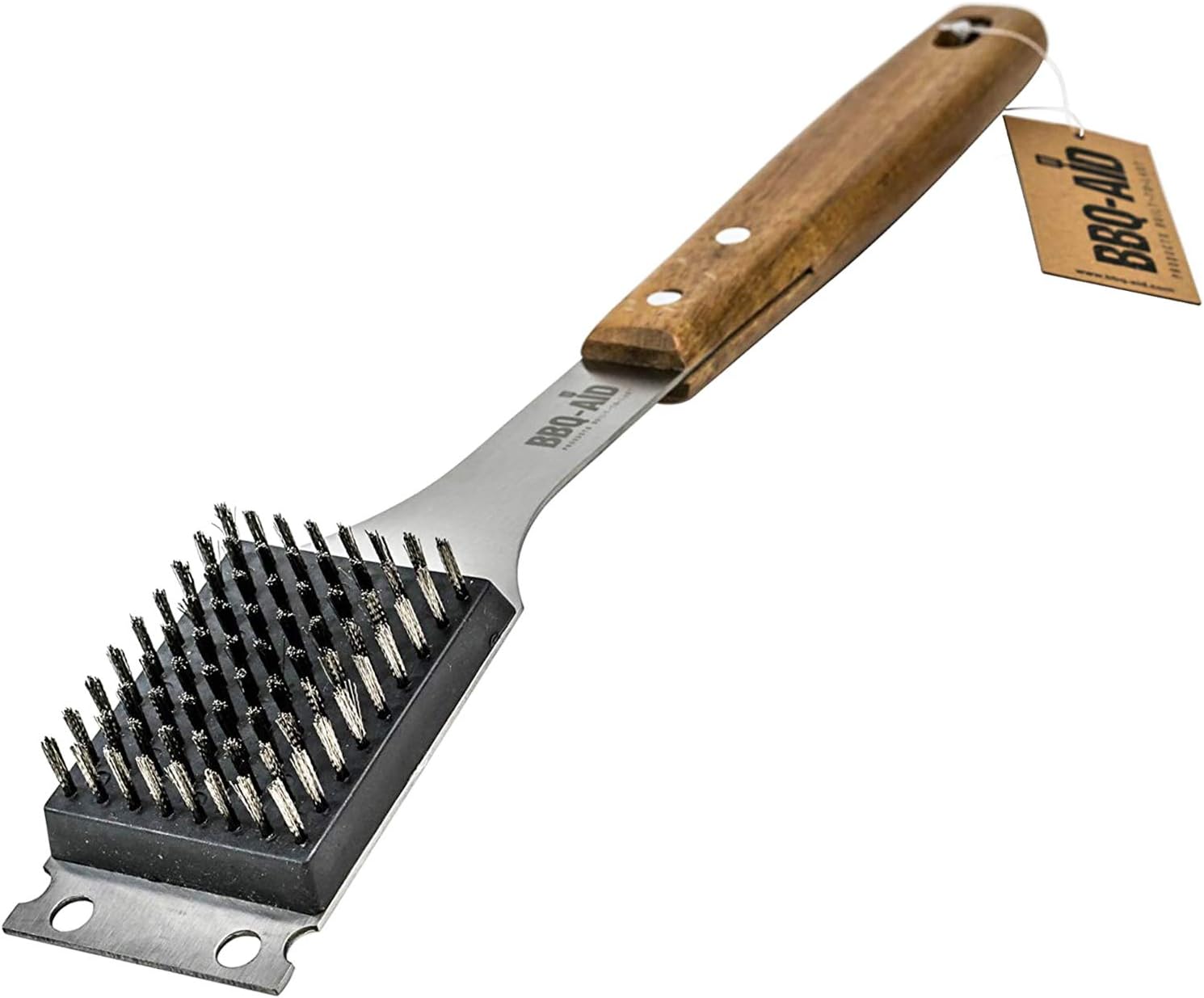 BBQ-Aid Grill Brush and Scraper for Barbecue No Scratch- BBQ Grill Brush for Any Grill