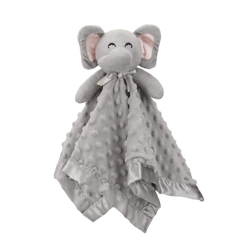 Elephant Security Blanket, Soft Lovey Unisex Lovie Baby Gifts for Newborn Boys and Girls