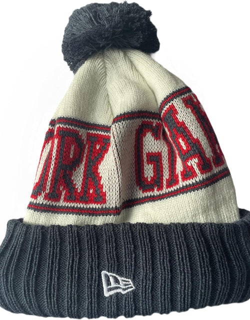 Load image into Gallery viewer, Beanie Knit Hat with Pom Football Team New York Winter Cuffed Stylish
