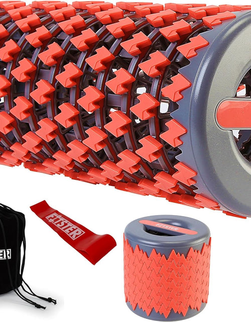 Load image into Gallery viewer, Collapsible Foam Roller for Exercise and Recovery (13 Inches), Easily Portable at 5.5 inches (Red)
