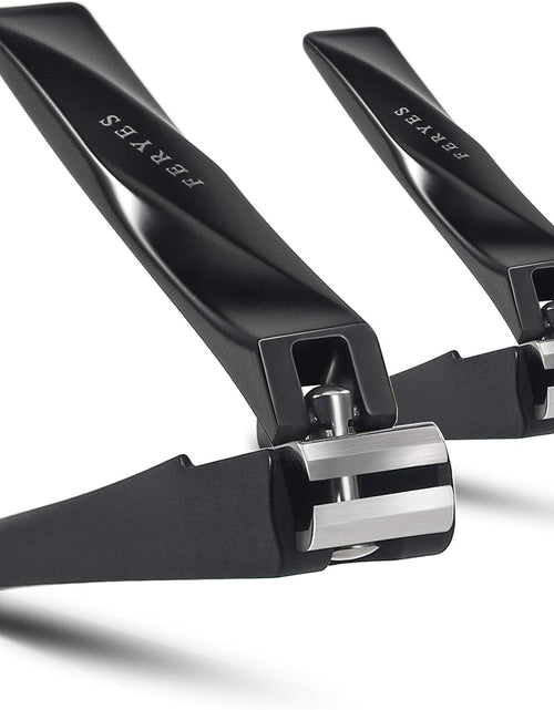 Load image into Gallery viewer, Nail Clippers with Catcher 2 PCS Set, No Splash Fingernail Clipper and Toenail Clipper
