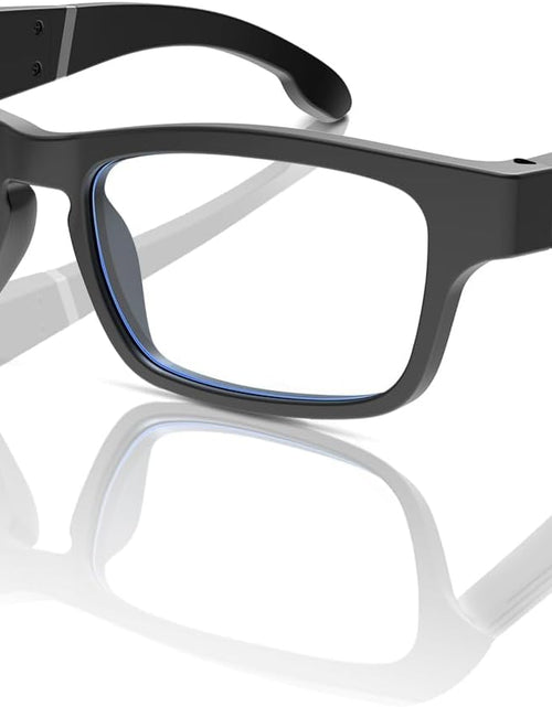 Load image into Gallery viewer, Bluetooth Glasses with Speakers, One-Click Control, Clear Calls Game and Anti-blue Light Lenses (Black)
