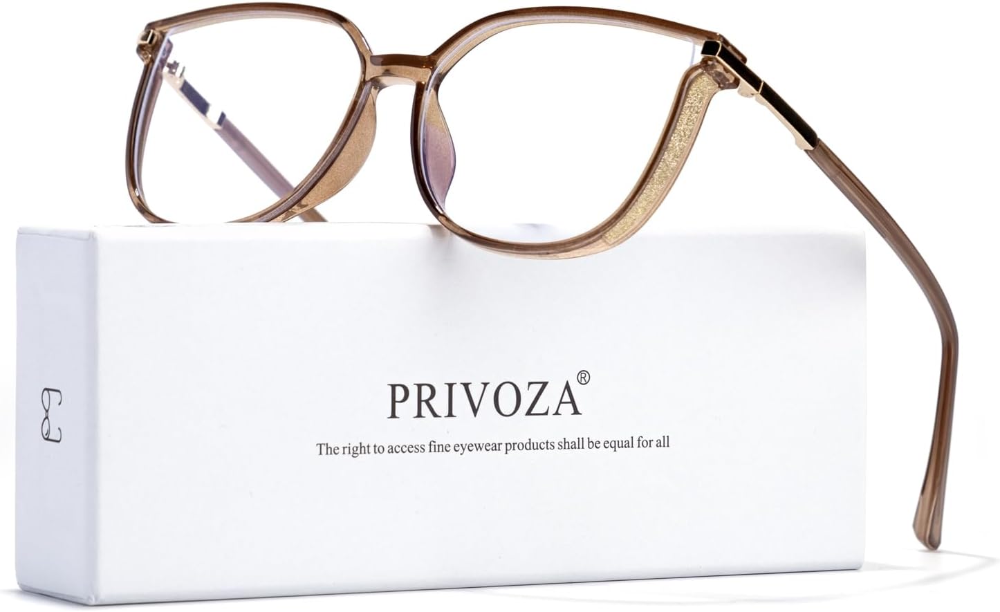 Medium Cat-eye Blue Light Glasses for Women Fashion Woman Glasses(Champagne)