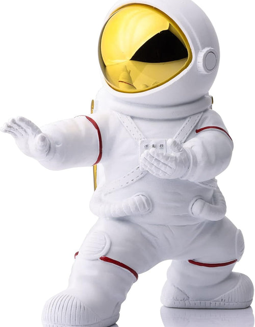 Load image into Gallery viewer, Astronaut Figurine Room Decor for Men White and Gold Kung Fu Astronaut Statues
