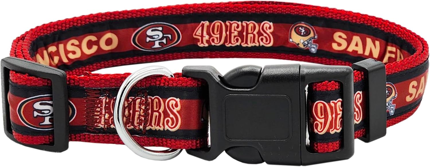 San Francisco 49ers NFL Dog Collar