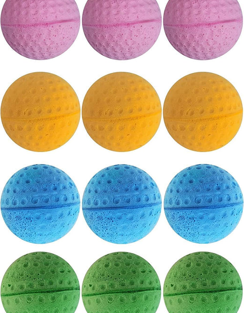 Load image into Gallery viewer, Cat Foam Ball Cat Sponge Ball Toy Cat Soccer Ball Toy (Golf Foam Sponge Ball, Count, 48)
