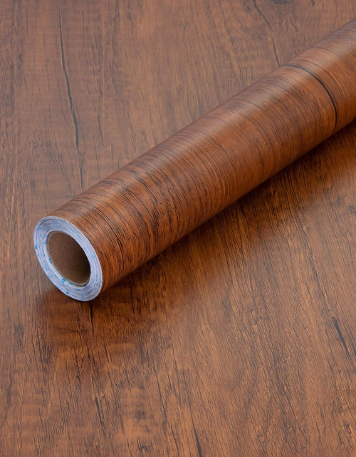 Load image into Gallery viewer, Peel and Stick Wood Grain Contact Paper 17.71&quot; X 118&quot; Brown Wooden Look Wallpaper Self-Adhesive
