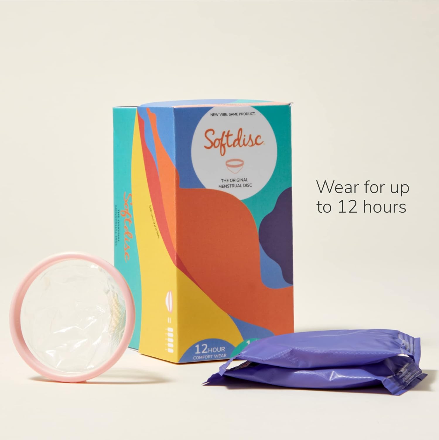 Disposable Period Discs | Tampon, Pad, and Cup Alternative | Capacity of 3 Super Tampons,14 Counts