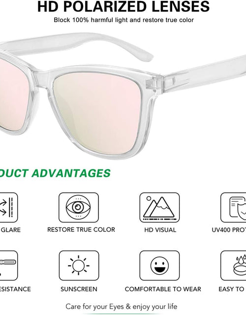 Load image into Gallery viewer, Polarized Sunglasses for Women Men Classic Retro Designer Style
