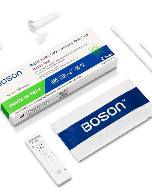 Load image into Gallery viewer, Rapid SARS-CoV-2 Antigen Test Card, 1 Pack, 8 Tests Total, FDA EUA Authorized OTC at-Home Self Test
