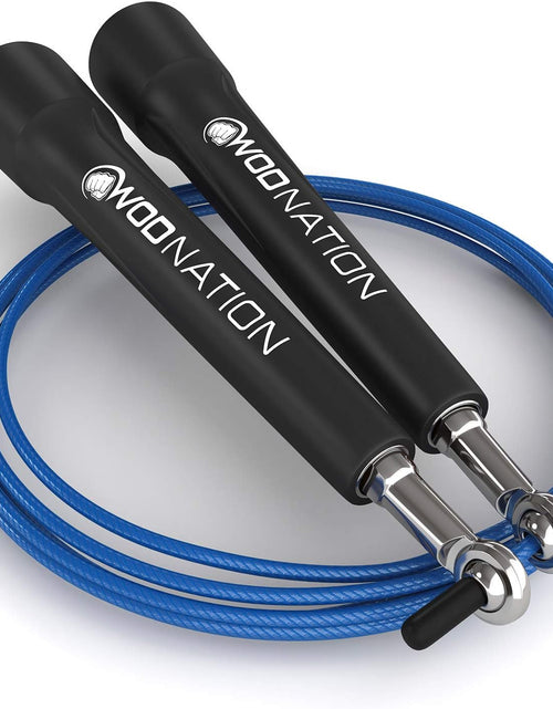 Load image into Gallery viewer, Nation Adjustable Speed Jump Rope For Men, Women &amp; Children, Black
