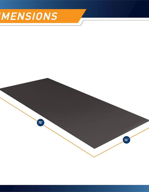 Load image into Gallery viewer, Fitness Equipment Mat and Floor Protector for Treadmills, Exercise Bikes, and Accessories (Regular 78&quot;)
