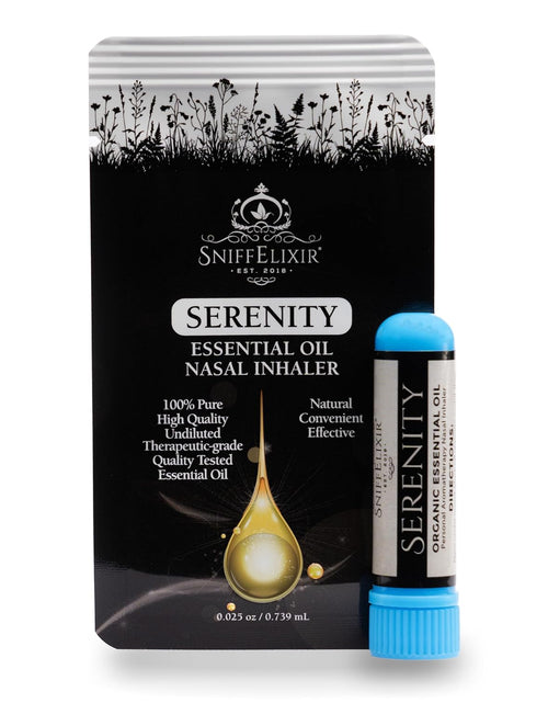 Load image into Gallery viewer, Aromatherapy Inhaler, Natural Stress Relief Inhaler Stick Essential Oil Inhaler that Calm, Boosts Mood, Serenty
