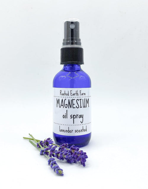 Load image into Gallery viewer, Magnesium Oil Spray - Lavender Scented - 2 oz - Extra Strength - All Natural - Made with Dead Sea Salt
