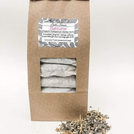 Organic Postpartum Herbal Bath - Pack of 7 sachets - For after childbirth - Sitz Bath