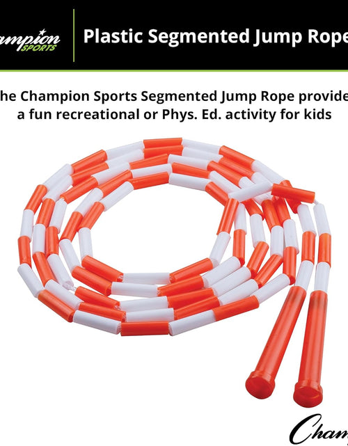 Load image into Gallery viewer, Classic Plastic Segmented Beaded Jump Ropes for Kids to Adults, 10 Feet
