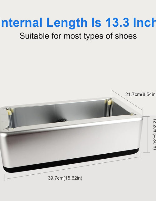 Load image into Gallery viewer, Automatic Shoe Covers Dispenser with Disposable Shoe Covers 200pcs , Silver
