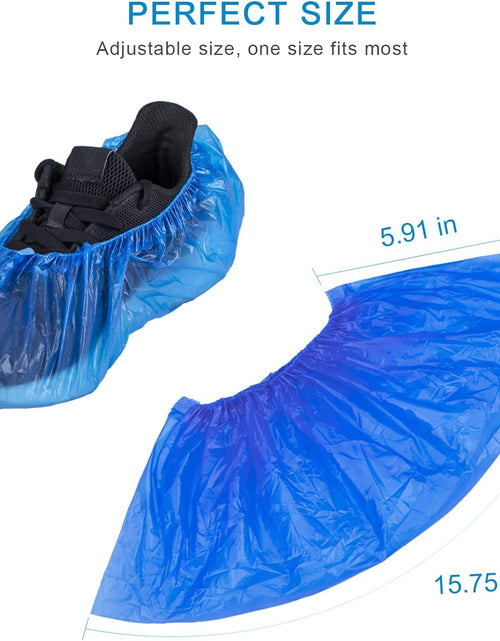 Load image into Gallery viewer, Disposable Shoe Covers, 50 PCS (25 Pairs) Green Convenience Boot Cover, Waterproof, Non slip, One Size Fit Most
