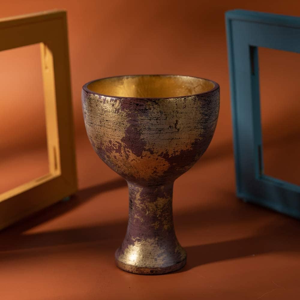Holy Grail Cosplay Accessories Collection Resin Replica Home Decoration Decor (Gold)